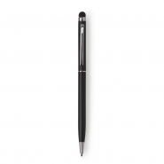 Elegancki d�ugopis z matowym korpusem i gumow� ko�c�wk� do obs�ugi ekran�w dotykowych (V3183-03)