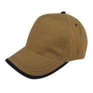 Czapka z paskiem wok� daszka i zapi�ciem na rzep, 5 paneli (V7066-25)