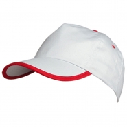 Czapka z paskiem wok� daszka i zapi�ciem na rzep, 5 paneli (V7076-52)