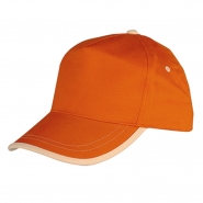 Czapka dzieci�ca z paskiem wok� daszka i zapi�ciem na rzep, 5 paneli (V7070-07)