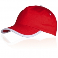 Czapka z paskiem wok� daszka i zapi�ciem na rzep, 5 paneli (V7076-05)