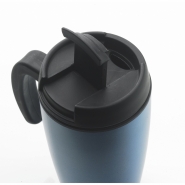 Kubek 400 ml ze szczelnym zamkni�ciem, stal nierdzewna na zewn�trz, wn�trze z PP (V4132-11)