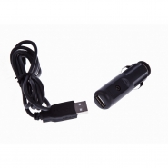 Kubek samochodowy 450 ml ze stali nierdzewnej, plastikowe wntrze, wtyczka na USB i do samochodu (V4542-32)