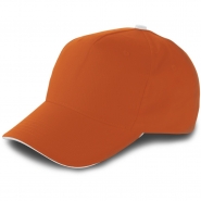 Czapka z daszkiem i zapi�ciem na rzep, 5 paneli (V7021-07)