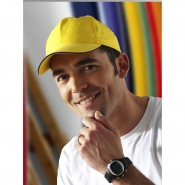 Czapka z daszkiem i zapi�ciem na rzep, 5 paneli (V7021-03)