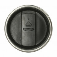 Kubek 350 ml, podw�jne �cianki ze stali nierdzewnej, szczelna pokrywka z zamkni�ciem (V4697-03)